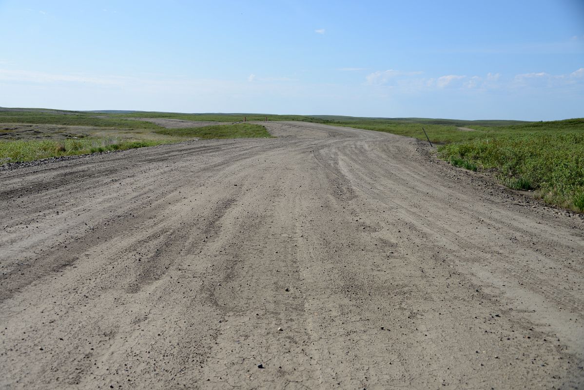 25 The Beginning Of The Road To Inuvik In Tuktoyaktuk Northwest Territories